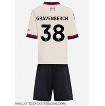 Maillot de football Réplique Liverpool Ryan Gravenberch #38 Extérieur Enfant 2025-26 Manche Courte (+ Pantalon court)