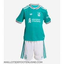 Maillot de football Réplique Liverpool Troisième Enfant 2025-26 Manche Courte (+ Pantalon court)