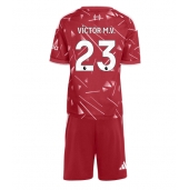 Maillot de football Réplique Liverpool Victor Munoz #23 Domicile Enfant 2026-27 Manche Courte (+ Pantalon court)