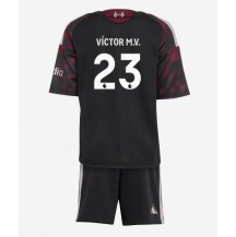 Maillot de football Réplique Liverpool Victor Munoz #23 Troisième Enfant 2026-27 Manche Courte (+ Pantalon court)