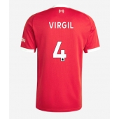 Maillot de football Réplique Liverpool Virgil van Dijk #4 Domicile 2025-26 Manche Courte