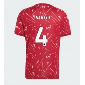 Maillot de football Réplique Liverpool Virgil van Dijk #4 Domicile 2026-27 Manche Courte