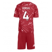 Maillot de football Réplique Liverpool Virgil van Dijk #4 Domicile Enfant 2026-27 Manche Courte (+ Pantalon court)