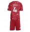 Maillot de football Réplique Liverpool Virgil van Dijk #4 Domicile Enfant 2026-27 Manche Courte (+ Pantalon court)