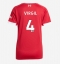 Maillot de football Réplique Liverpool Virgil van Dijk #4 Domicile Femme 2025-26 Manche Courte