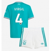 Maillot de football Réplique Liverpool Virgil van Dijk #4 Troisième Enfant 2025-26 Manche Courte (+ Pantalon court)