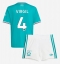 Maillot de football Réplique Liverpool Virgil van Dijk #4 Troisième Enfant 2025-26 Manche Courte (+ Pantalon court)