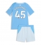 Maillot de football Réplique Manchester City Abdukodir Khusanov #45 Domicile Enfant 2026-27 Manche Courte (+ Pantalon court)