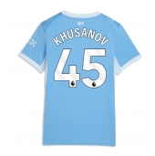 Maillot de football Réplique Manchester City Abdukodir Khusanov #45 Domicile Femme 2026-27 Manche Courte