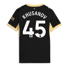 Maillot de football Réplique Manchester City Abdukodir Khusanov #45 Extérieur Femme 2026-27 Manche Courte