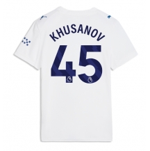 Maillot de football Réplique Manchester City Abdukodir Khusanov #45 Troisième Femme 2026-27 Manche Courte