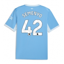 Maillot de football Réplique Manchester City Antoine Semenyo #42 Domicile 2026-27 Manche Courte