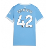 Maillot de football Réplique Manchester City Antoine Semenyo #42 Domicile Femme 2026-27 Manche Courte