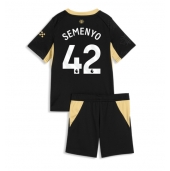 Maillot de football Réplique Manchester City Antoine Semenyo #42 Extérieur Enfant 2026-27 Manche Courte (+ Pantalon court)