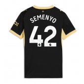 Maillot de football Réplique Manchester City Antoine Semenyo #42 Extérieur Femme 2026-27 Manche Courte