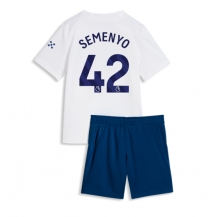 Maillot de football Réplique Manchester City Antoine Semenyo #42 Troisième Enfant 2026-27 Manche Courte (+ Pantalon court)