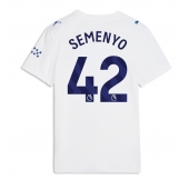 Maillot de football Réplique Manchester City Antoine Semenyo #42 Troisième Femme 2026-27 Manche Courte