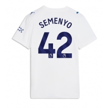 Maillot de football Réplique Manchester City Antoine Semenyo #42 Troisième Femme 2026-27 Manche Courte