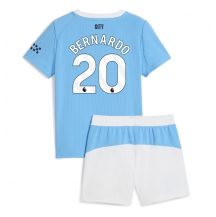 Maillot de football Réplique Manchester City Bernardo Silva #20 Domicile Enfant 2025-26 Manche Courte (+ Pantalon court)