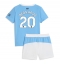 Maillot de football Réplique Manchester City Bernardo Silva #20 Domicile Enfant 2025-26 Manche Courte (+ Pantalon court)