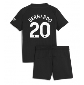 Maillot de football Réplique Manchester City Bernardo Silva #20 Extérieur Enfant 2025-26 Manche Courte (+ Pantalon court)
