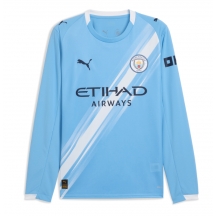Maillot de football Réplique Manchester City Domicile 2025-26 Manche Longue