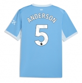 Maillot de football Réplique Manchester City Elliot Anderson #5 Domicile 2026-27 Manche Courte