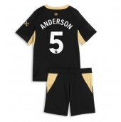 Maillot de football Réplique Manchester City Elliot Anderson #5 Extérieur Enfant 2026-27 Manche Courte (+ Pantalon court)