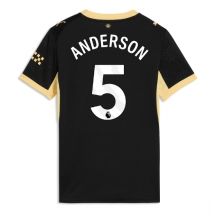 Maillot de football Réplique Manchester City Elliot Anderson #5 Extérieur Femme 2026-27 Manche Courte