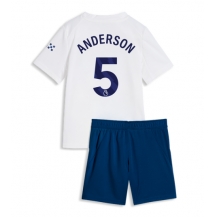 Maillot de football Réplique Manchester City Elliot Anderson #5 Troisième Enfant 2026-27 Manche Courte (+ Pantalon court)