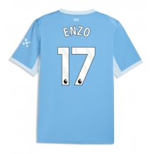 Maillot de football Réplique Manchester City Enzo Fernandez #17 Domicile 2026-27 Manche Courte