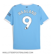 Maillot de football Réplique Manchester City Erling Haaland #9 Domicile 2025-26 Manche Courte