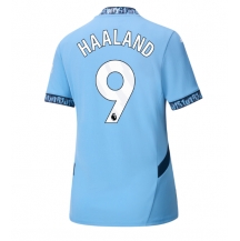 Maillot de football Réplique Manchester City Erling Haaland #9 Domicile Femme 2024-25 Manche Courte