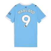 Maillot de football Réplique Manchester City Erling Haaland #9 Domicile Femme 2025-26 Manche Courte