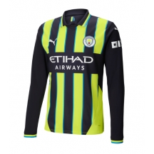 Maillot de football Réplique Manchester City Extérieur 2024-25 Manche Longue