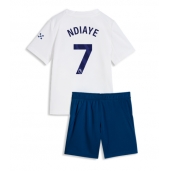 Maillot de football Réplique Manchester City Iliman Ndiaye #7 Troisième Enfant 2026-27 Manche Courte (+ Pantalon court)