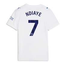 Maillot de football Réplique Manchester City Iliman Ndiaye #7 Troisième Femme 2026-27 Manche Courte