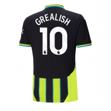 Maillot de football Réplique Manchester City Jack Grealish #10 Extérieur 2024-25 Manche Courte