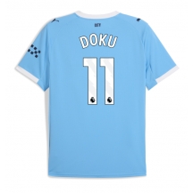 Maillot de football Réplique Manchester City Jeremy Doku #11 Domicile 2025-26 Manche Courte