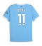 Maillot de football Réplique Manchester City Jeremy Doku #11 Domicile 2025-26 Manche Courte