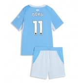 Maillot de football Réplique Manchester City Jeremy Doku #11 Domicile Enfant 2026-27 Manche Courte (+ Pantalon court)