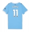 Maillot de football Réplique Manchester City Jeremy Doku #11 Domicile Femme 2025-26 Manche Courte