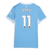 Maillot de football Réplique Manchester City Jeremy Doku #11 Domicile Femme 2026-27 Manche Courte
