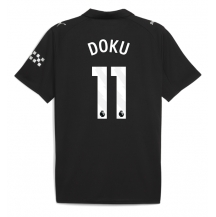 Maillot de football Réplique Manchester City Jeremy Doku #11 Extérieur 2025-26 Manche Courte