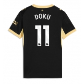 Maillot de football Réplique Manchester City Jeremy Doku #11 Extérieur Femme 2026-27 Manche Courte