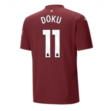 Maillot de football Réplique Manchester City Jeremy Doku #11 Troisième 2024-25 Manche Courte