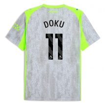 Maillot de football Réplique Manchester City Jeremy Doku #11 Troisième 2025-26 Manche Courte