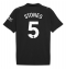 Maillot de football Réplique Manchester City John Stones #5 Extérieur 2025-26 Manche Courte