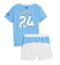 Maillot de football Réplique Manchester City Josko Gvardiol #24 Domicile Enfant 2025-26 Manche Courte (+ Pantalon court)