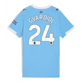 Maillot de football Réplique Manchester City Josko Gvardiol #24 Domicile Femme 2025-26 Manche Courte